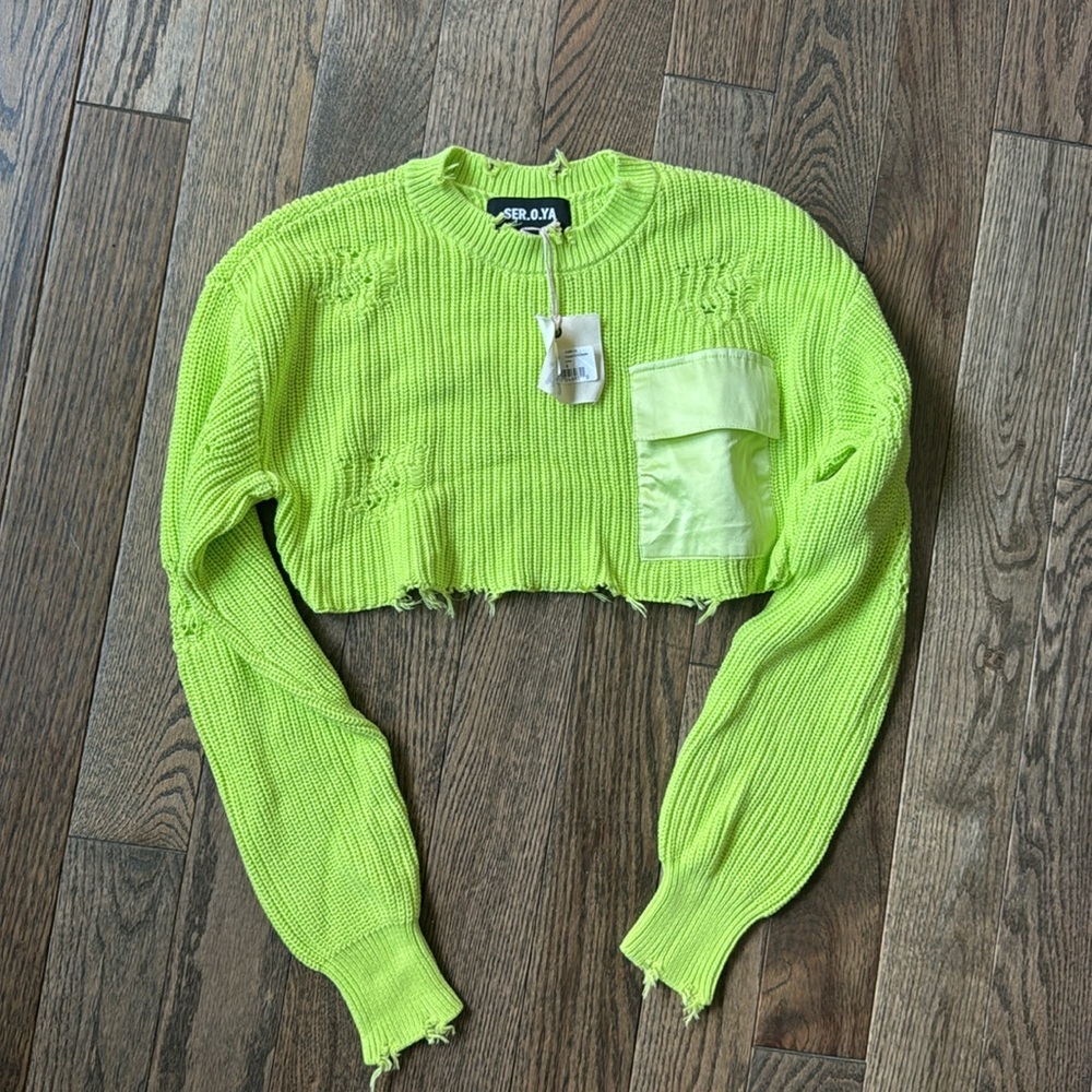 SER.O.YA ROPPED DEVIN SWEATER - Picture 5 of 12